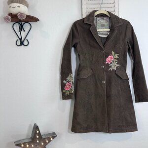 DB SPORT PAPARAZZI EMBROIDERED RARE JACKET IN OLIVE GREEN